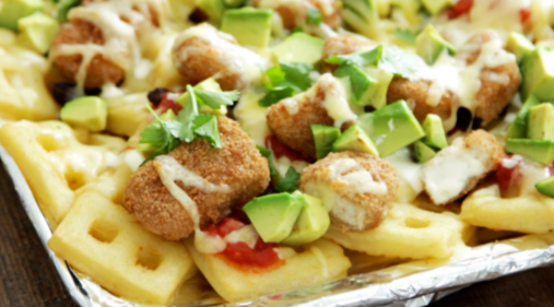 Wholegrain Chicken Nugget Nachos